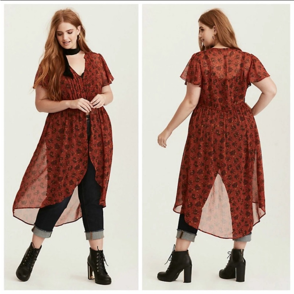 TORRID SIZE 2 floral hi low